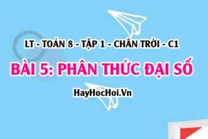 Phân thức đại số, khái niệm, tính chất, điều kiện xác định của phân thức đại số? Toán 8 Chân trời tập 1 Bài 5 C1